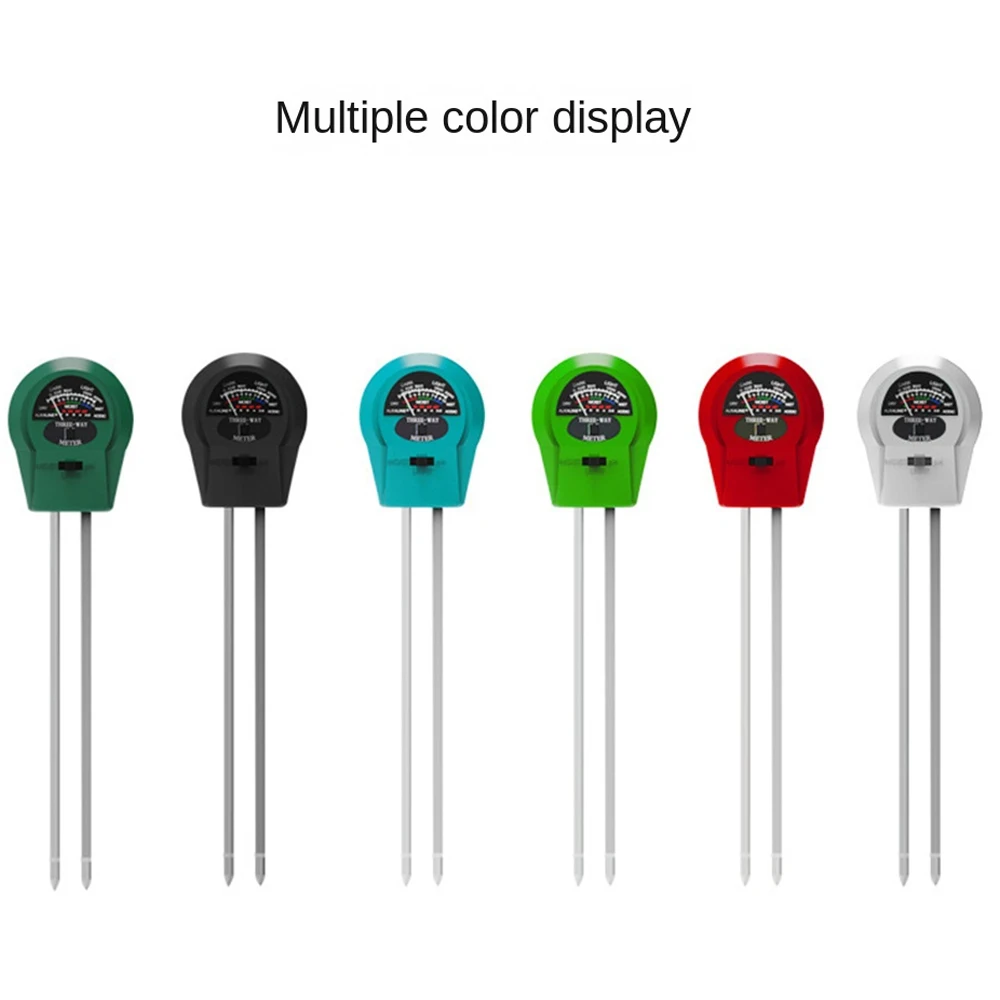 Imagem -05 - Medidor Digital de ph do Solo em Monitor de Umidade Temperatura Luz Solar Testador para Jardinagem Plantas Agrícolas com Luz Negra
