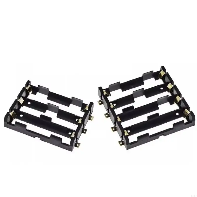 

3-bay/4-bay 18650 Batteries Storage Box Holder Container with Connection Pins W8EC