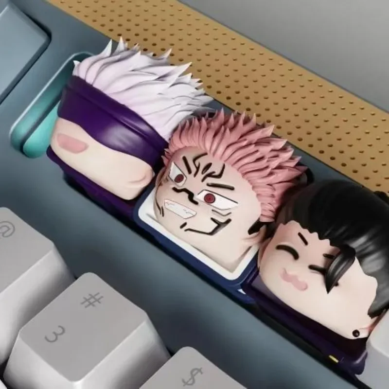 

Jujutsu Kaisen аниме мультфильм Gojo Satoru 3d полимерная колпачок Geto Suguru игровая механическая клавиатура колпачок декоративная подарок бойфренду