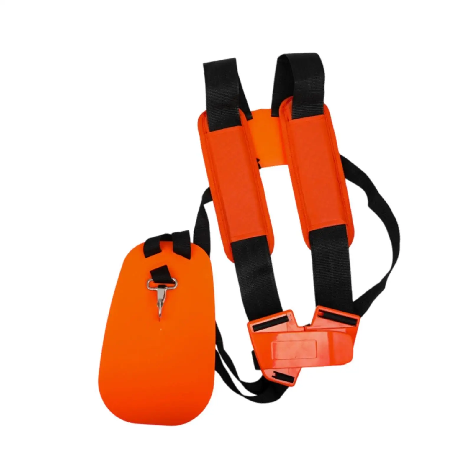Trimmer Harness Strap with Protective Plate Adjustable Shoulder Support for Lawnmower Grass Cutting Tools