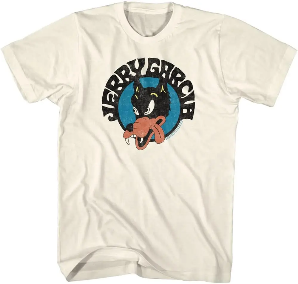 

Jerry Garcia Band Wolf Logo Vintage Style Adult Short Sleeve T Shirts Graphic Tees