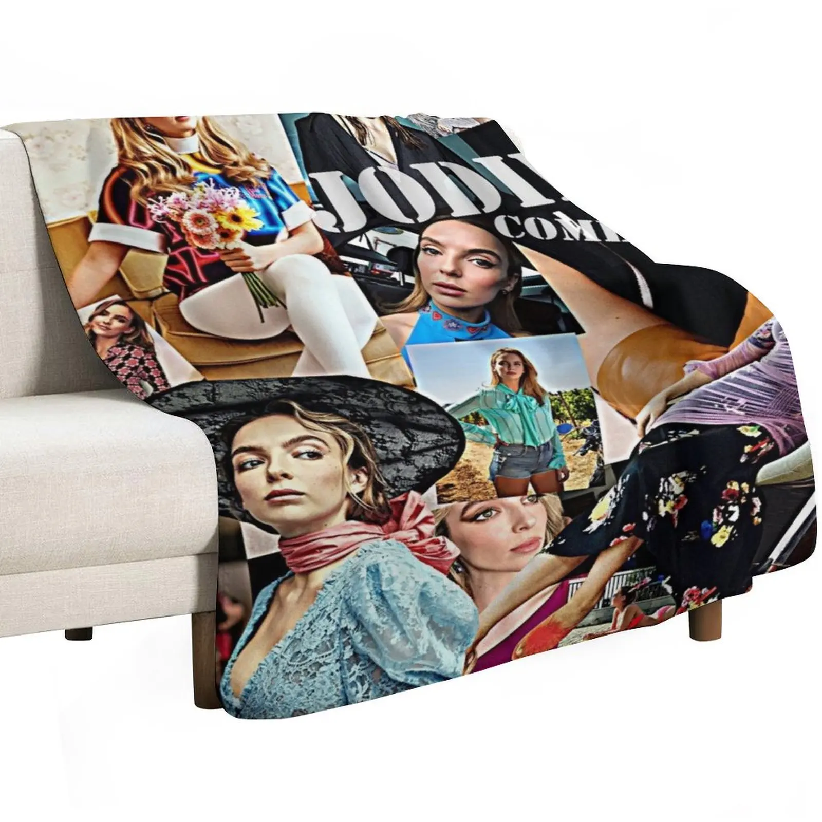 jodie comer Throw Blanket Summer Luxury Brand Sofa Quilt Summer Beddings Blankets For Sofas Personalized Gift Blankets