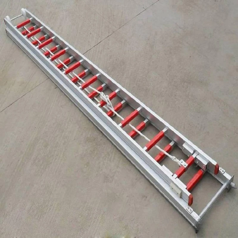 

Aluminum Alloy Fire Ladder Three Telescopic Aerial Work Ladder Climbing Emergency
