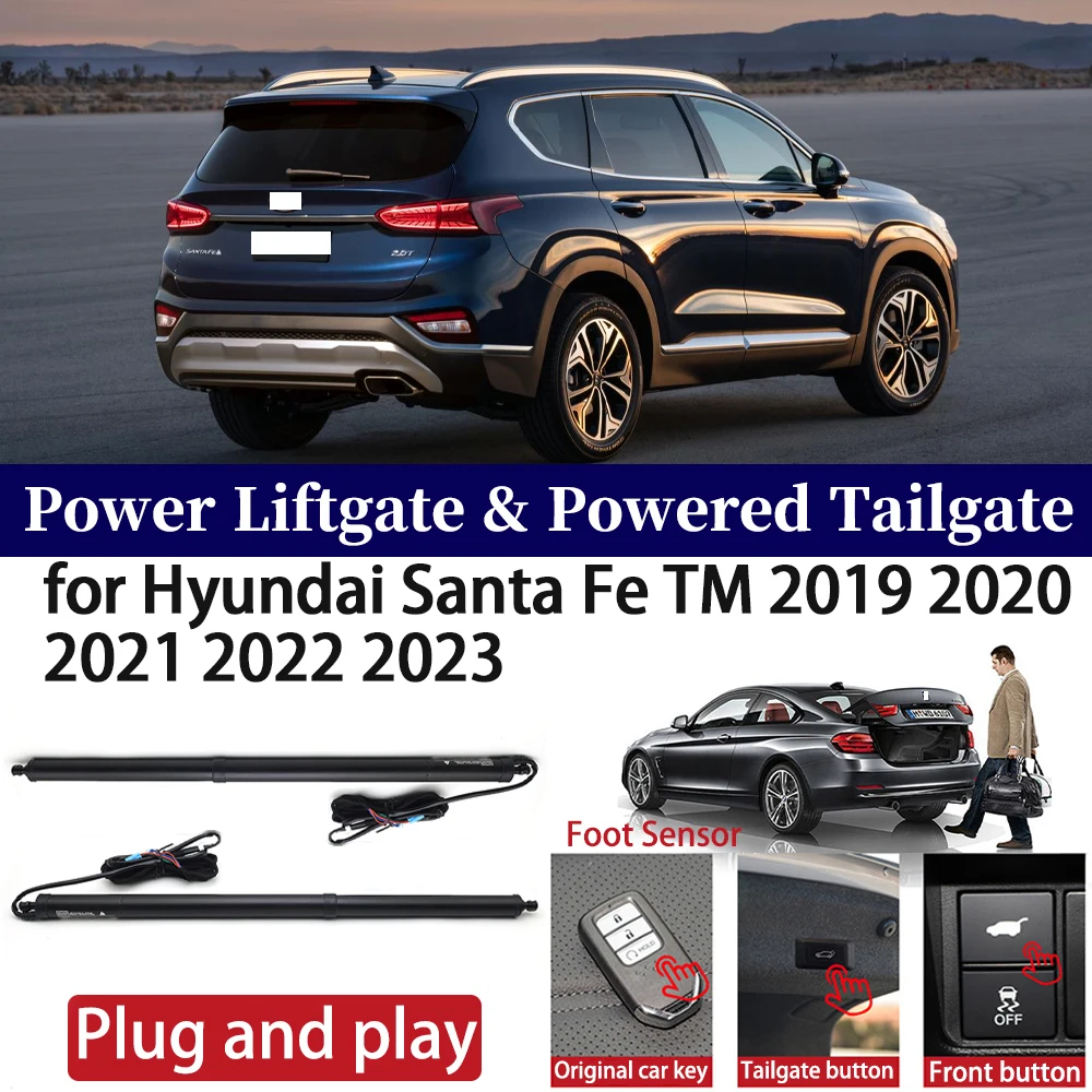 

for Hyundai Santa Fe TM 2019 2020 2021 2022 2023 Car Auto Power Electric Tailgate Liftgate Trunk Closer System Boot Lift Motor