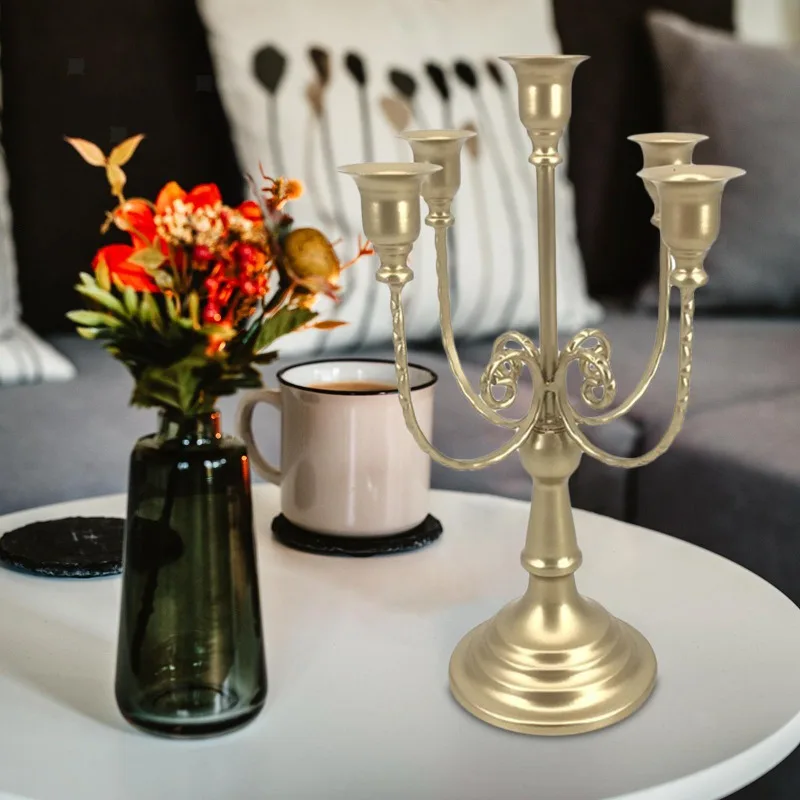 Kerzenhalter, ideal für Tischdekoration, Hochzeitsfeiern, romantische Abendessen und Heimakzente, elegante Requisiten für Veranstaltungen und Partys