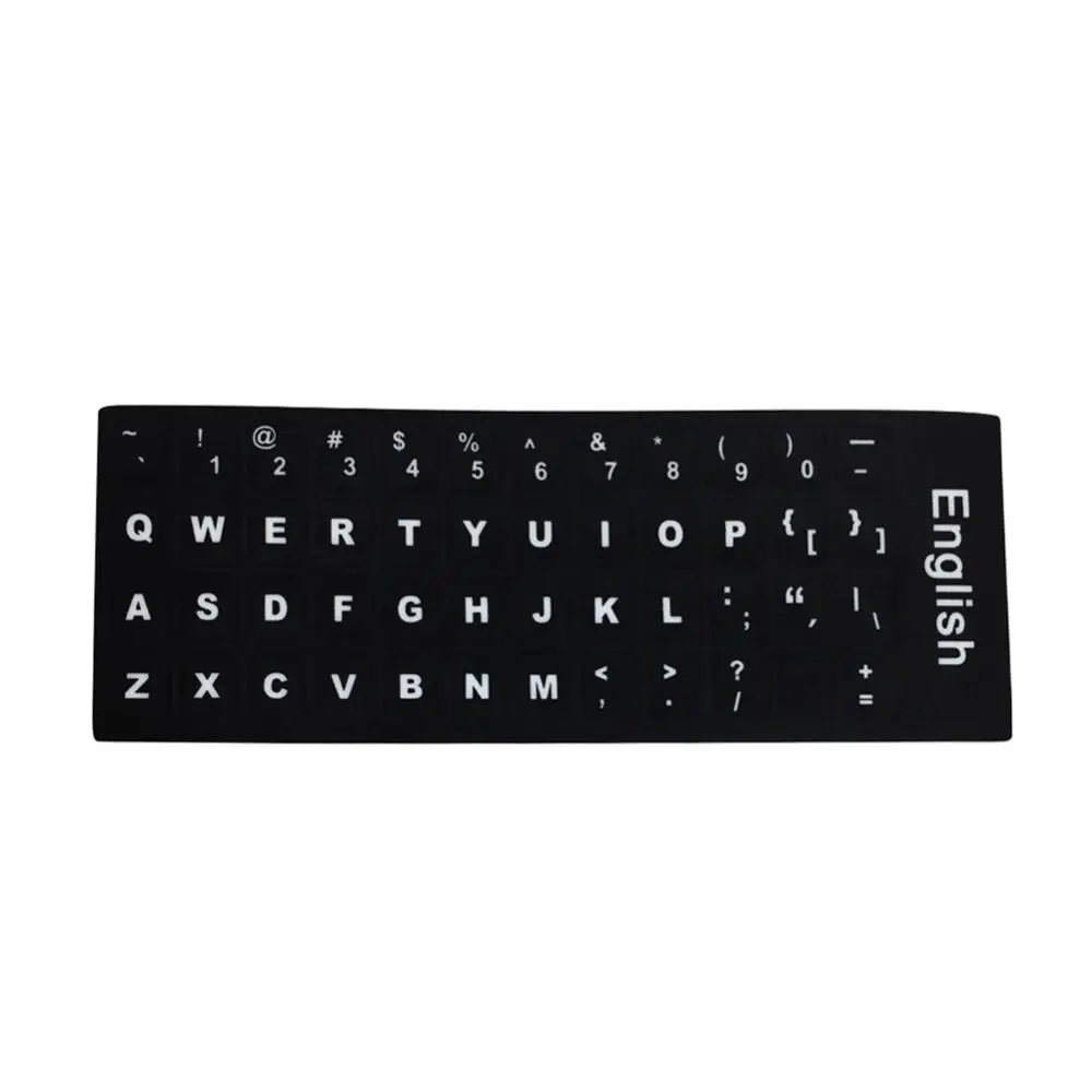 English Russian Japanese Thai Letters Laptop Computer Keyboard Layout Stickers
