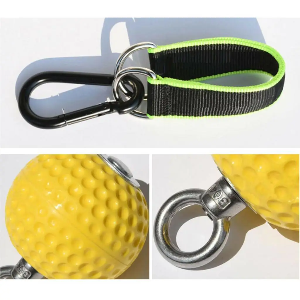 Pull Up Balls 73mm Hands Training Grips Back Trainer Fingers Straps