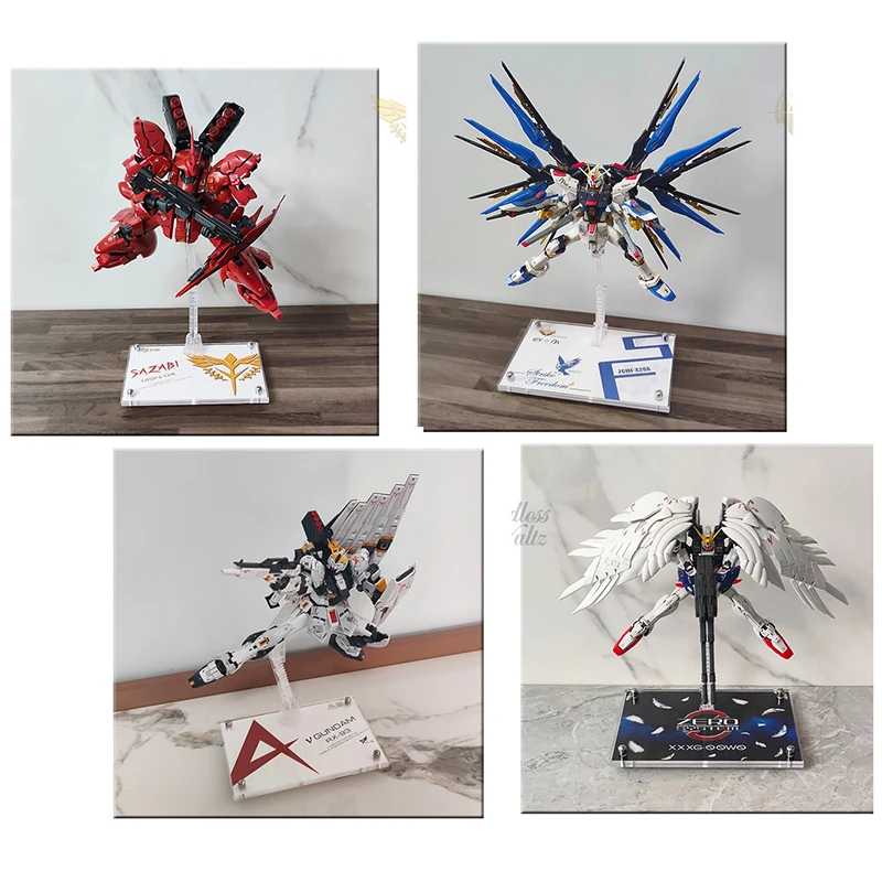 Banda Hi-v Gundam Sazabi HG RG MG GUNDAM Model Stand Support Gundam Base Bracket Display Collection Toys Gifts For Children