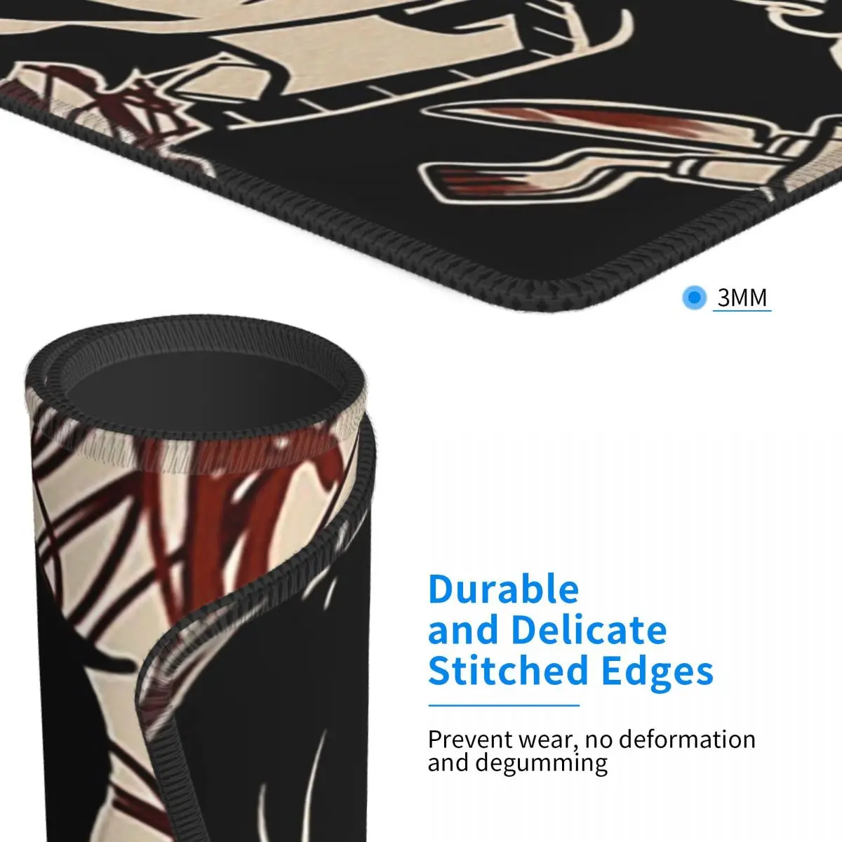 اشلي وأندرو تابوت آندي آند ليلي ماوس الوسادة الكمبيوتر لوحة المفاتيح ماوس حصيرة ألعاب الكمبيوتر المحمول حصيرة مكتبية الجدول الحصير