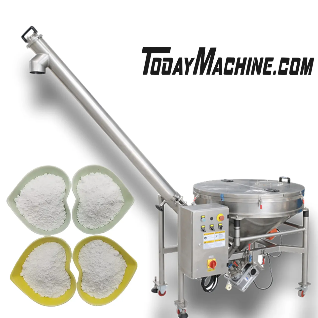 

Automatic Auger Dust Proof Wheat Flour Food Hopper Screw Conveyor