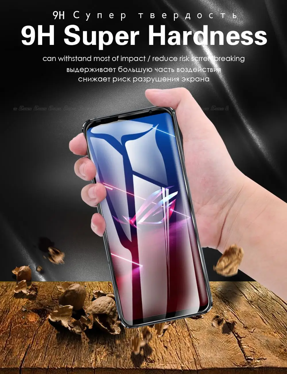 Protecteur d'écran complet pour téléphone Bali Zenfone ROG, film de protection en verre Guatemala, 7, 6D, 5, 3, 5s, 6 Pro