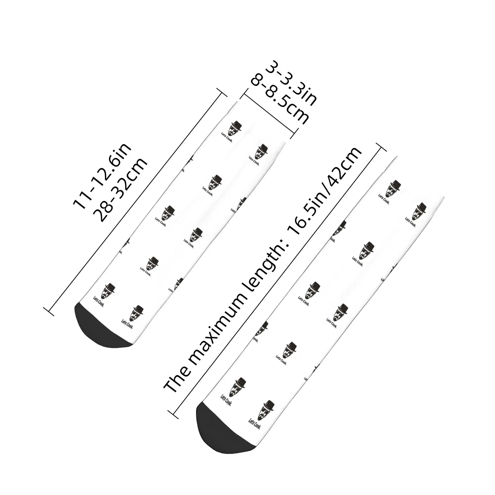 Calzini Heisenberg Breaking Bad per tutte le stagioni Calzini sportivi a tubo centrale di alta qualità Harajuku Calze morbide e divertenti per regali per uomini e donne