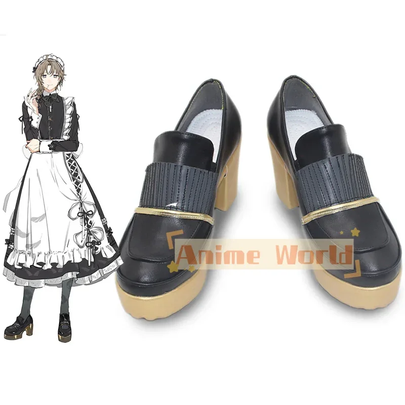 

Virtual YouTuber NIJISANJI Kanae Maid Outfit Cosplay Shoes Custom-made Halloween Carnival Party Props