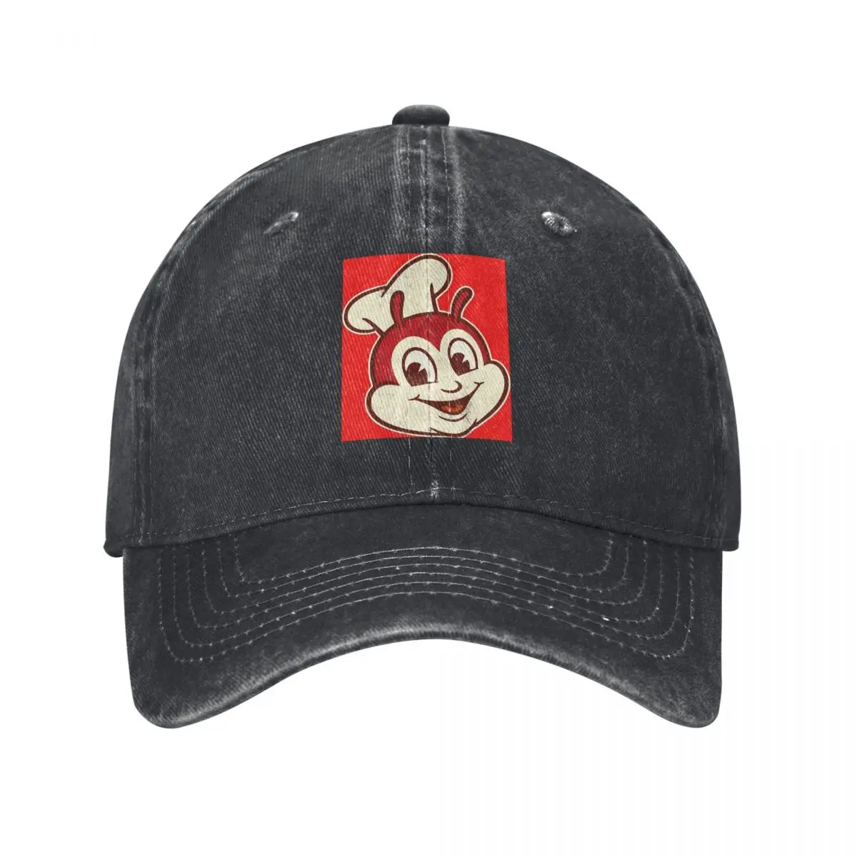 Jollibee Fast Food Baseball Caps Fashion Washed Denim Hats Outdoor Adjustable Casquette Sports Baseball Cowboy Hat for Unisex