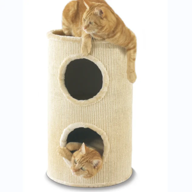 New Cat House Sisal Tower Climbing Cat Tree Playground Scratcher Tunnel Condo Castle