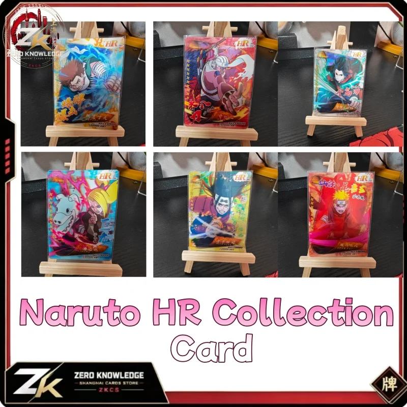 NARUTO Rare Haruno Sakura Jiraiya Sasuke Kakashi Shishui Senju Hashirama Itachi Game HR Collection Card Anime Toy Gift