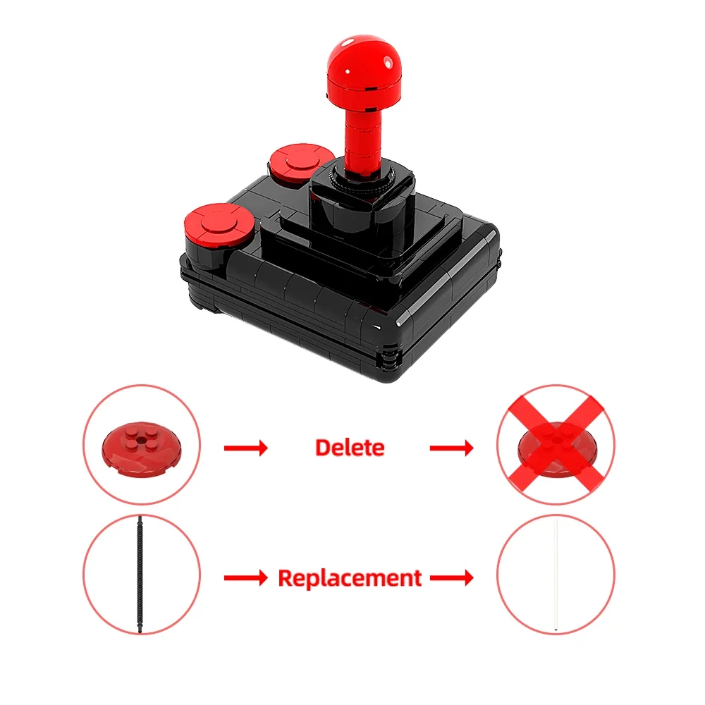 Gobricks-Manette de jeu MOC Competition PRO pleine échelle avec pièces mobiles, blocs de construction, modèle, briques de bricolage, jouet d'assemblage