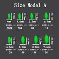 size 00 Model A
