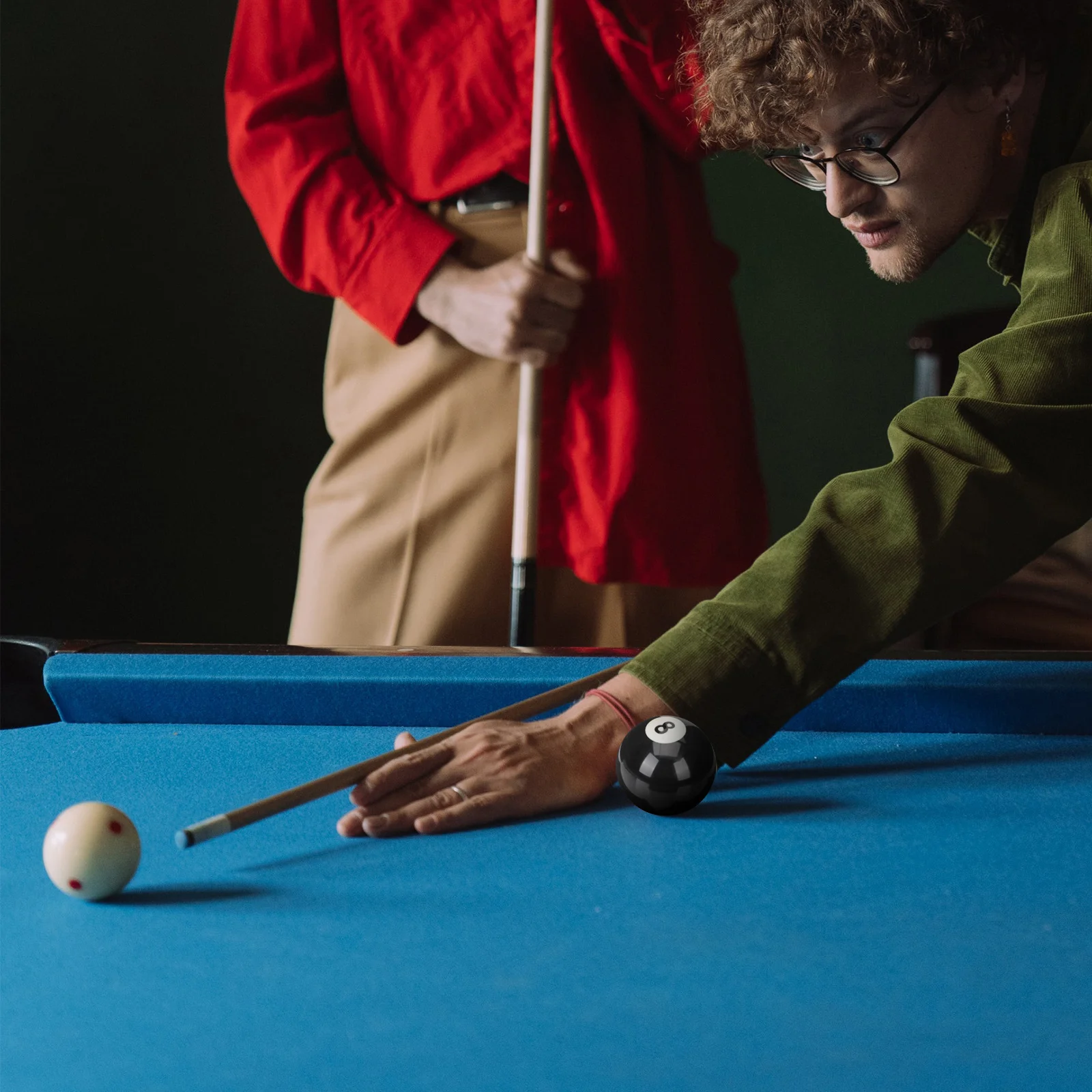 

Laser-Calibrated Pool Cue Ball Professional Grade Resin Billiard Ball for Training and Replacement Use Billiard Supply