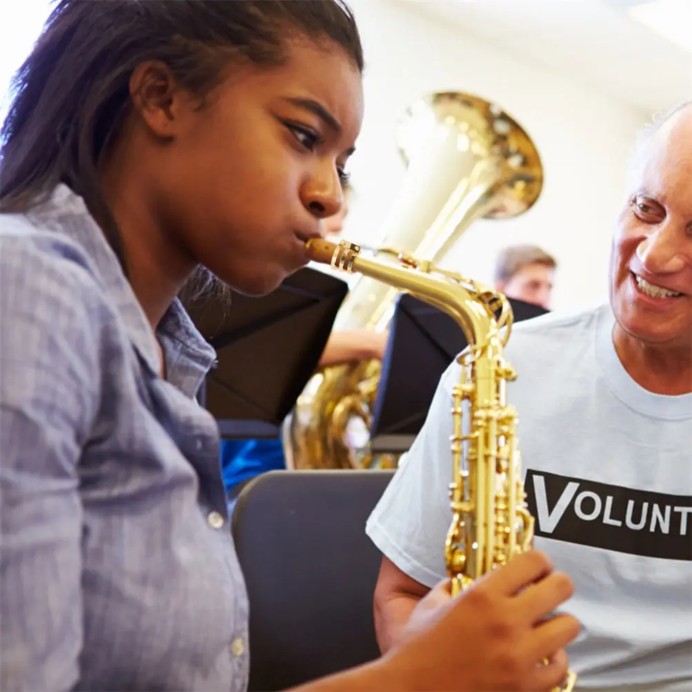 

Набор профессиональных латунных клипс-лигатур для саксофона, для крепления трости к мундштуку, прочные, аксессуар для духовых инструментов
