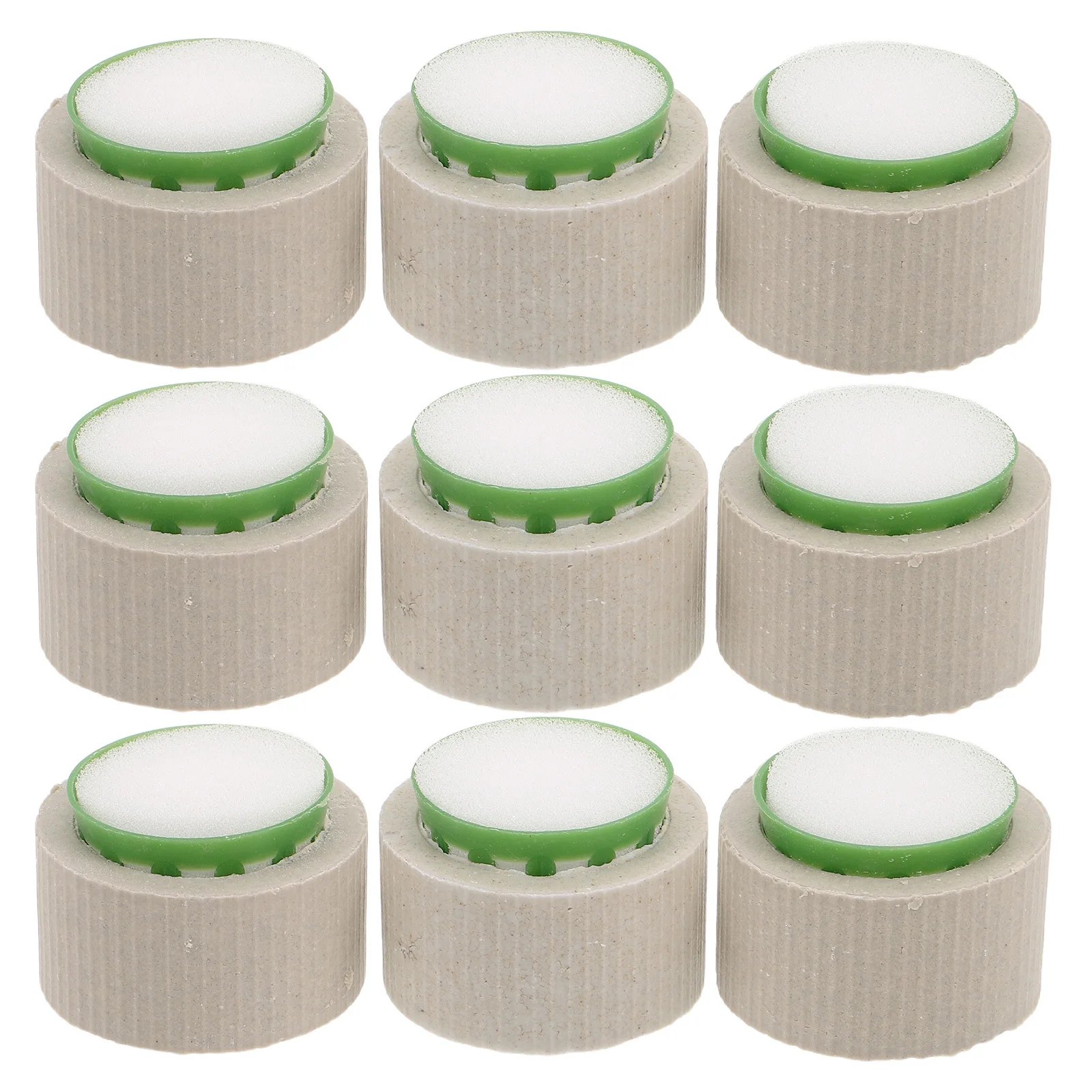 

9Pcs Fish Tank Plant Holders Ceramic Based Aquatic Fixation System Prevents Floating Boosts Healthy Plant Development