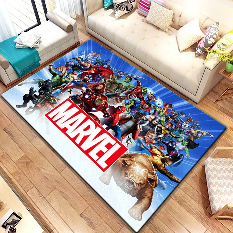 Alfombra del universo de Marvel de Iron Man para sala de estar, suelo de dormitorio, decoración de dormitorio, Alfombra de cocina, alfombra de exterior, hogar, Alfombra de área, suelo de baño