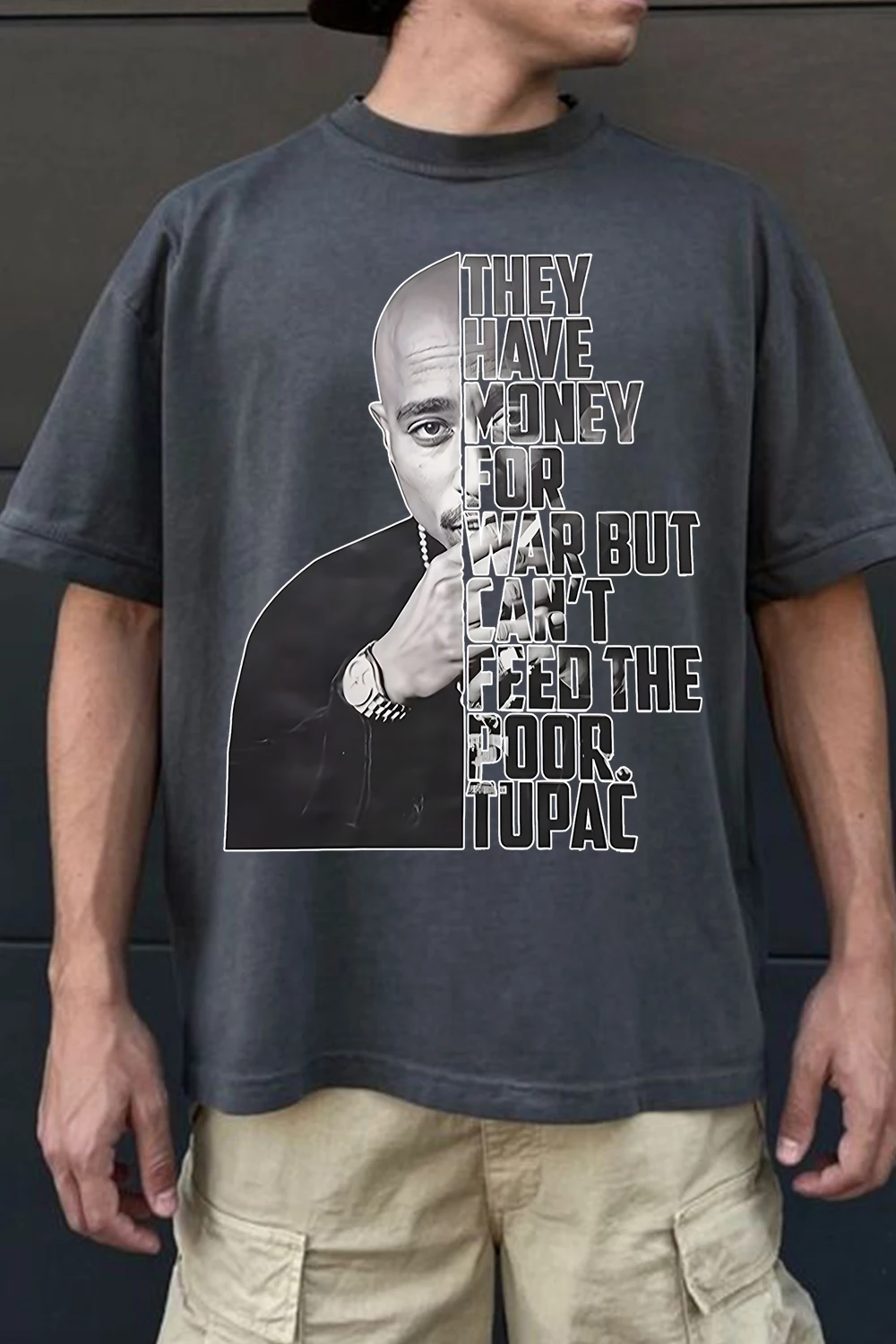 Tupac T-shirt Summer Cotton Oversized Men Women Street Y2k Hip Hop Casual Cotton Fashion Female Male T-shirt Comfortable Clothes