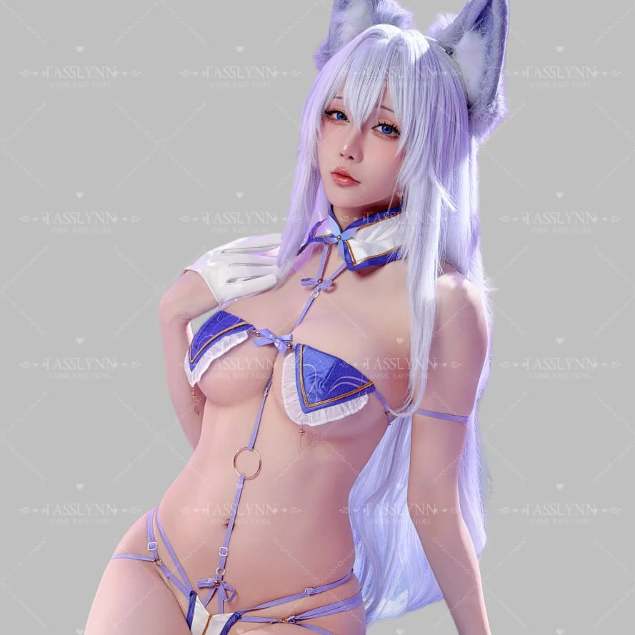 

Костюмы для косплея Azur Lane: летний купальник Shinano Fox для женщин, костюм для косплея корабля Shinano Sukumizu (предзаказ)