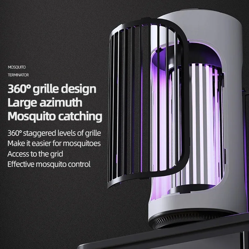 Mute Mosquito Killer Lamp Portable Electronic Anti Mosquito Repellent Machine USB Charging