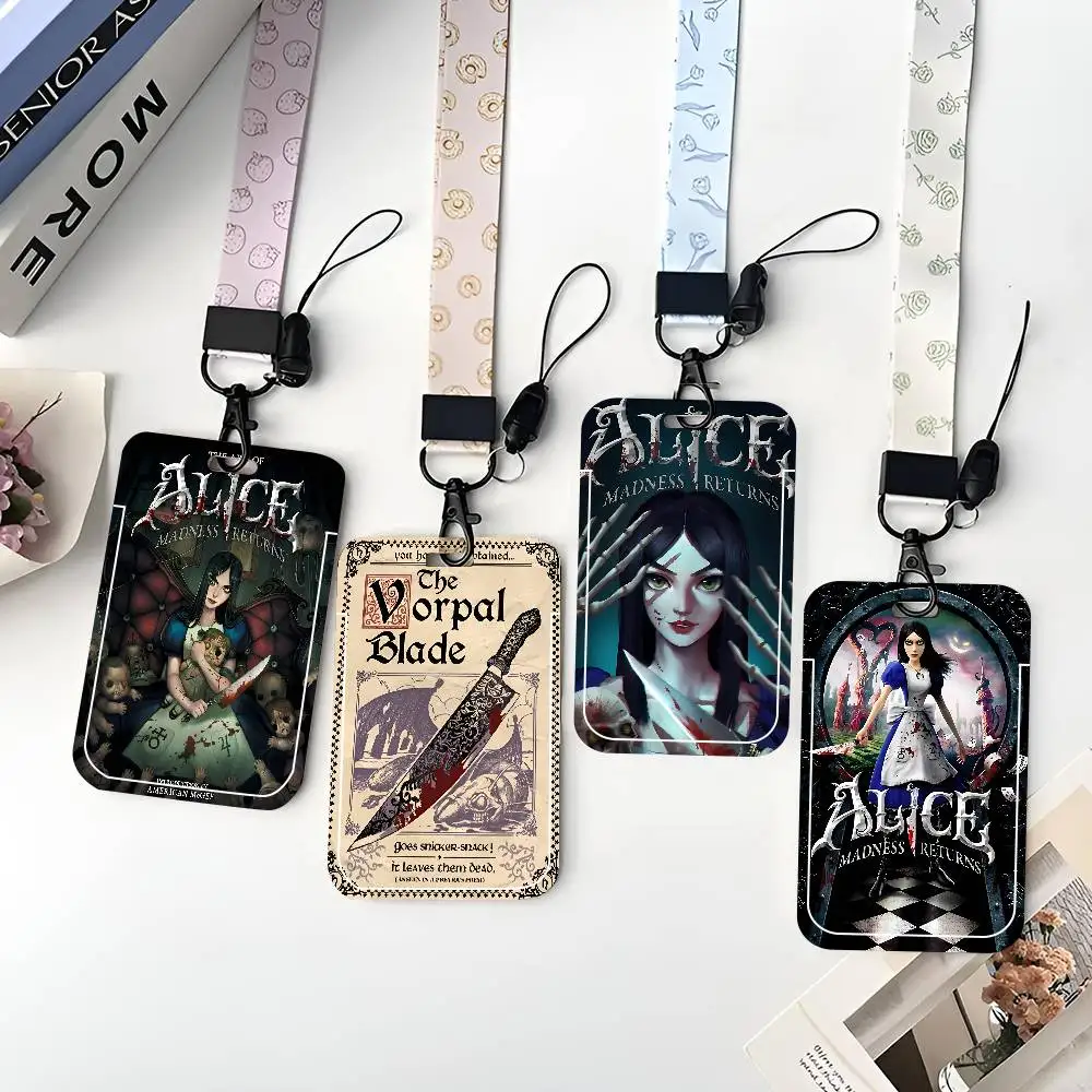 

Защитный чехол для ID-карт A-Alice M-Madness R-Returns: для школьных, проездных, обеденных карт, с функцией легкого выталкивания
