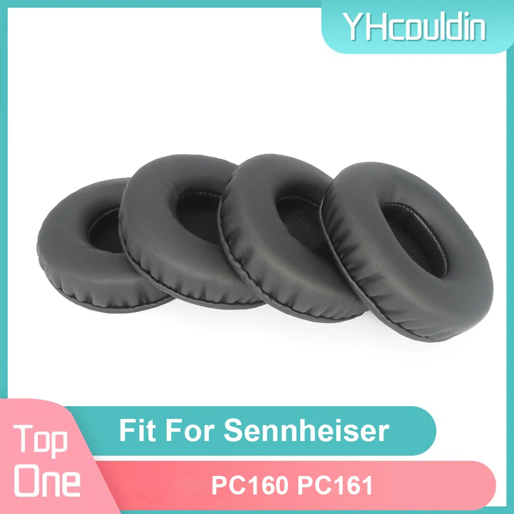 Earpads For Sennheiser PC160 PC161 Headphone Earcushions PU Soft Pads Foam Ear Pads Black