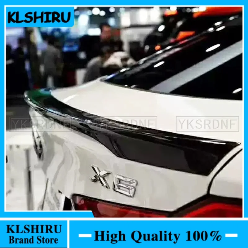 For BMW X6 F16 Spoiler 2015 2016 2017 2018 2019 MP Style ABS Unpainted Color Rear Trunk Lip Spoiler Wing Body Kit Accessories