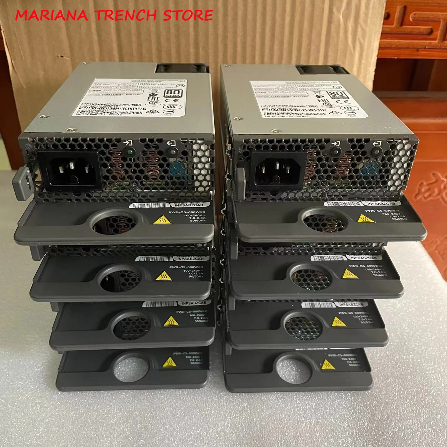 

PWR-C5-600WAC for CISCO C9200 Series Ethernet Switches Power Supply,MAX 600W，The Price Tag is One Piece Power Supply.