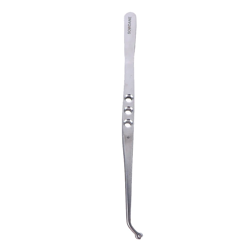 Dental Surgical Operation Stitching Tweezer College Tweezer Dressing Forceps Serrated Tip Stainless Steel Dentidtry Tool