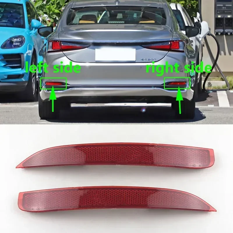 For Lexus ES200 ES250 ES260 ES300h 2018 2019 2020 2021 Car Rear Bumper Reflector Brake Lamp Marker Light