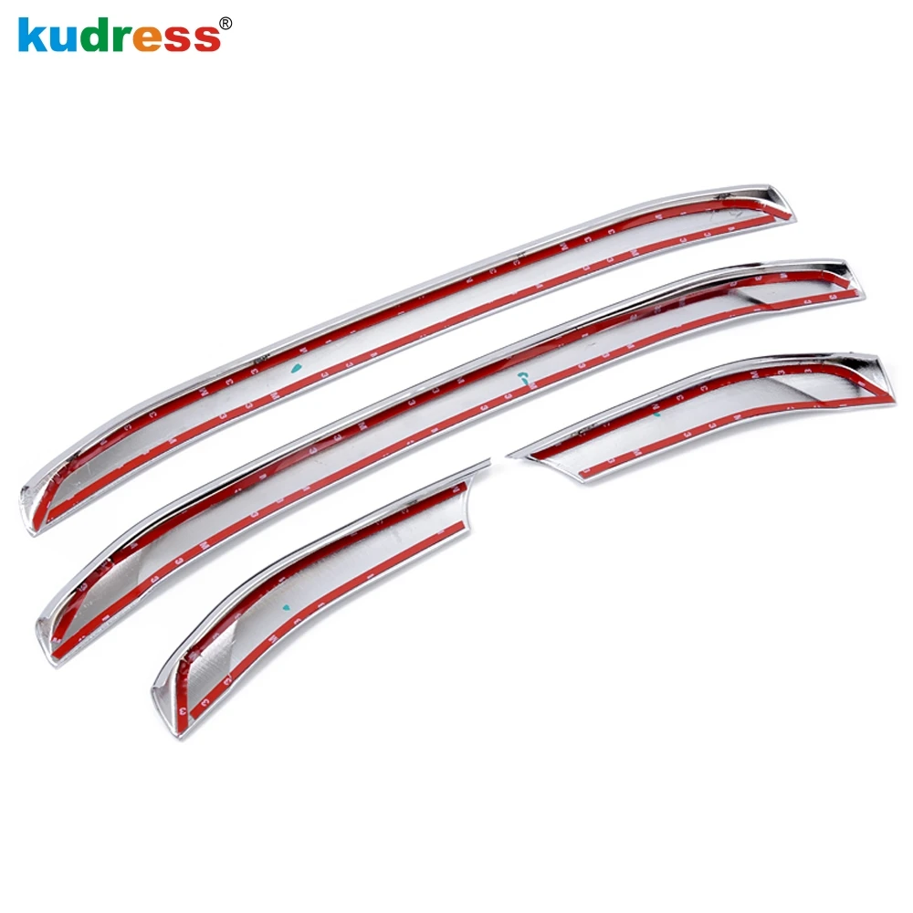 For Hyundai Santa Fe 2010 2011 2012 ABS Chrome Car Front Center Grille Grill Cover Trim Racing Grills Molding Strips Accessories