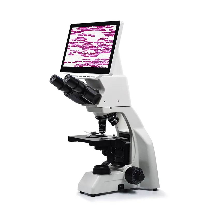 

Integrated liquid crystal binocular high-resolution video bioelectron microscope for medical dermatology bacteriology teaching