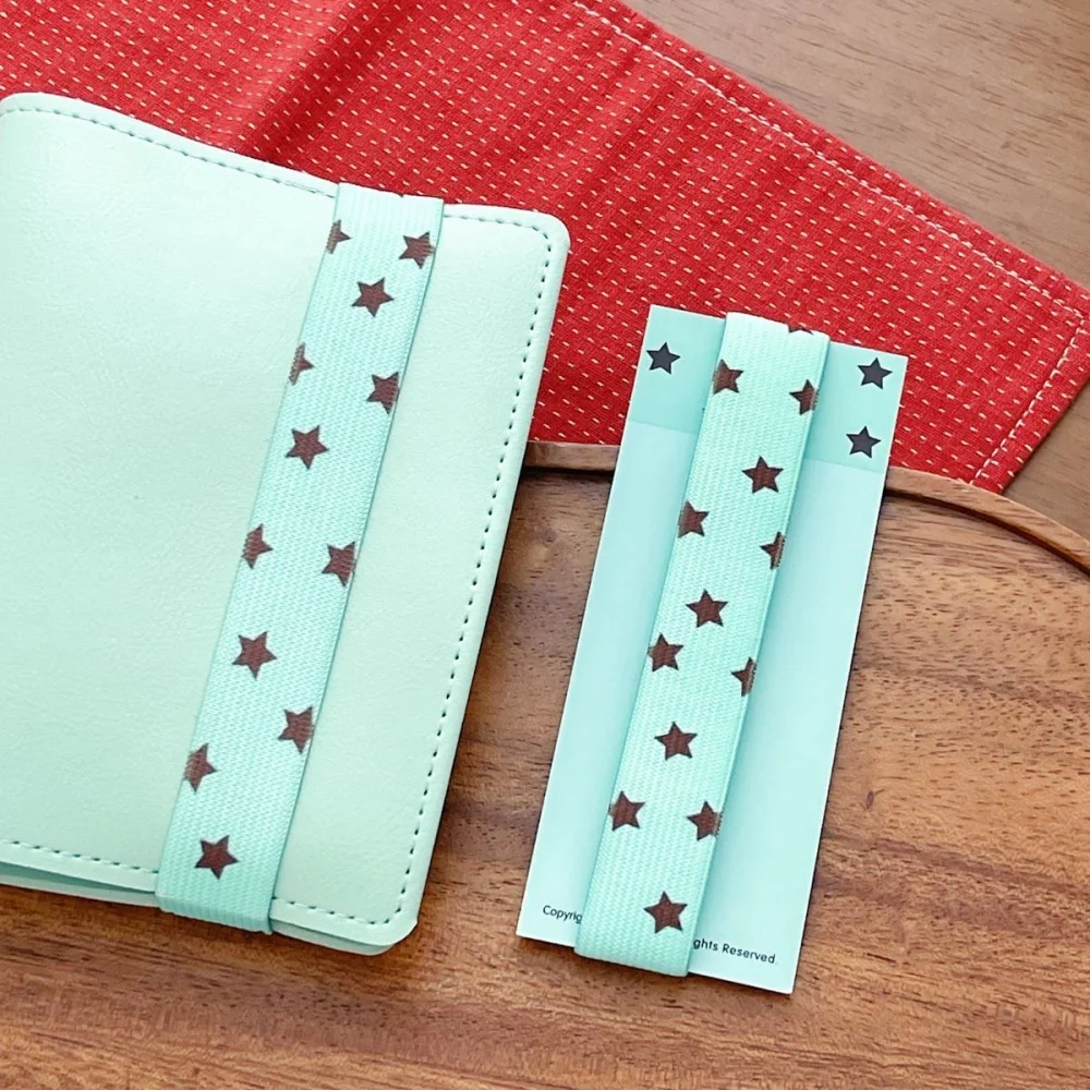حزام مرن لـ A7 M5 دفتر مخطط لطيف ستار الديكور Kawaii الأشرطة لسكرابوكينغ INS نمط تخزين الملحقات