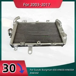 HOT all Aluminum Radiator For 2003-2017 Suzuki Burgman 650 AN650 AN650A AN650Z AN A Z durable 2003 2004 2005 2006 2007 2008 2009
