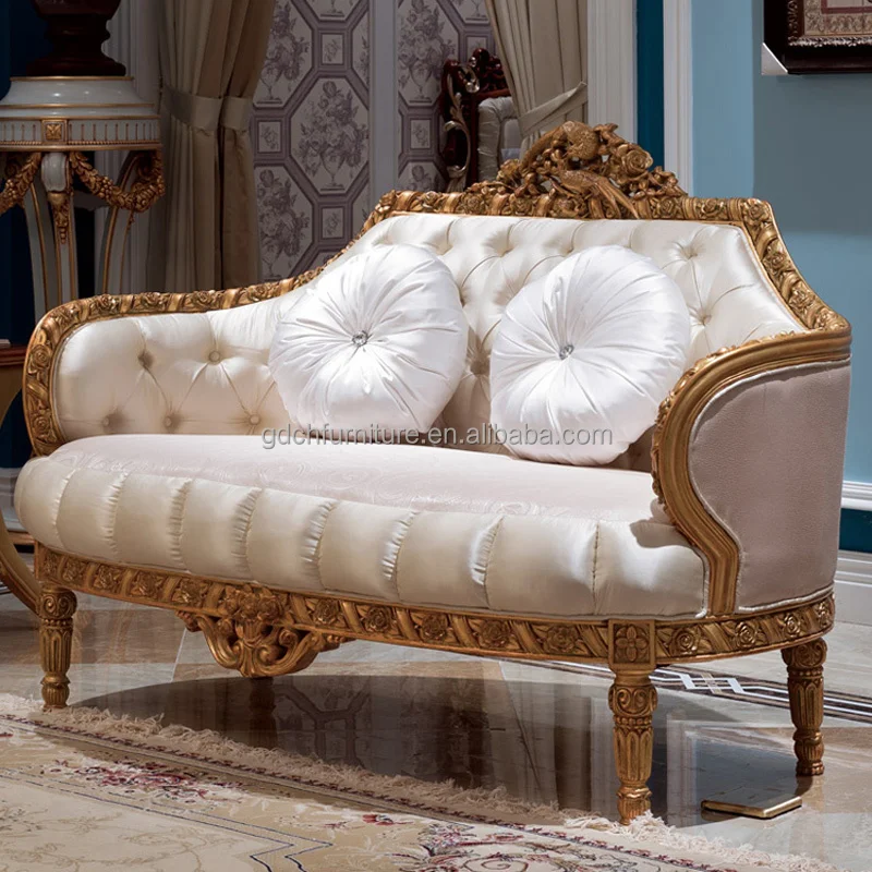French Style European Traditional Square Sectional Handmade Luxury Living Room Sofa Set with Solid Wood Carving Fabric Cover