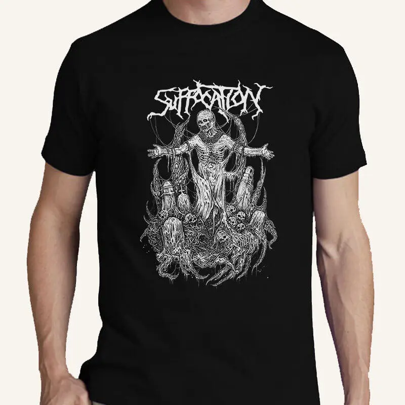 Suffocation Death Metal Band Graphic Cotton Unisex T-Shirt Tee