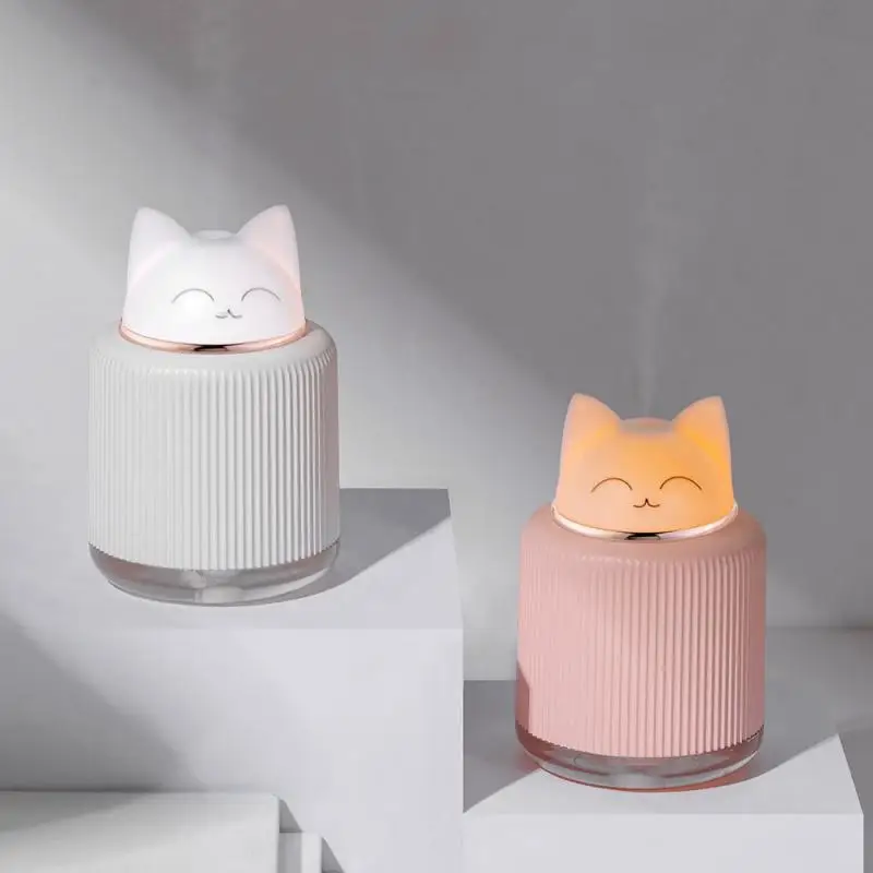 Led Night Lamp Creativity Portable Aromatherapy Mute 300ml Capacity Household Electric Appliances Usb Humidifier Cute Pet