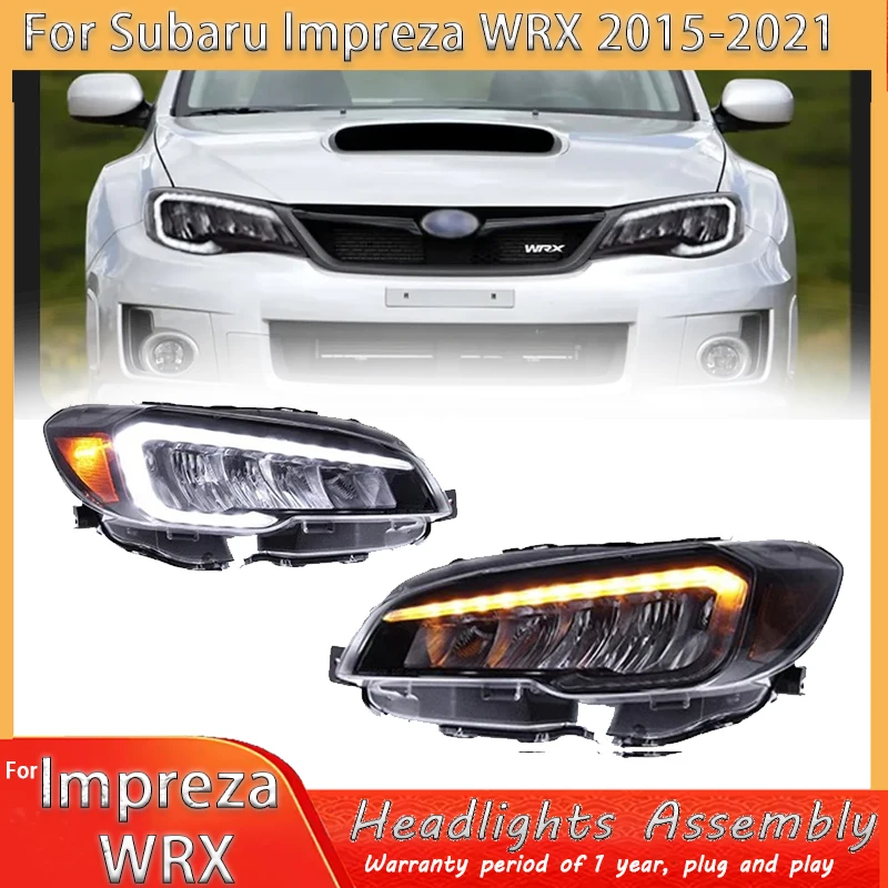 

Car LED Lights for Subaru WRX Impreza LED Headlight 2015-2021 WRX Lamp Drl Projector Lens Head Lamp Accessories Plug and Play
