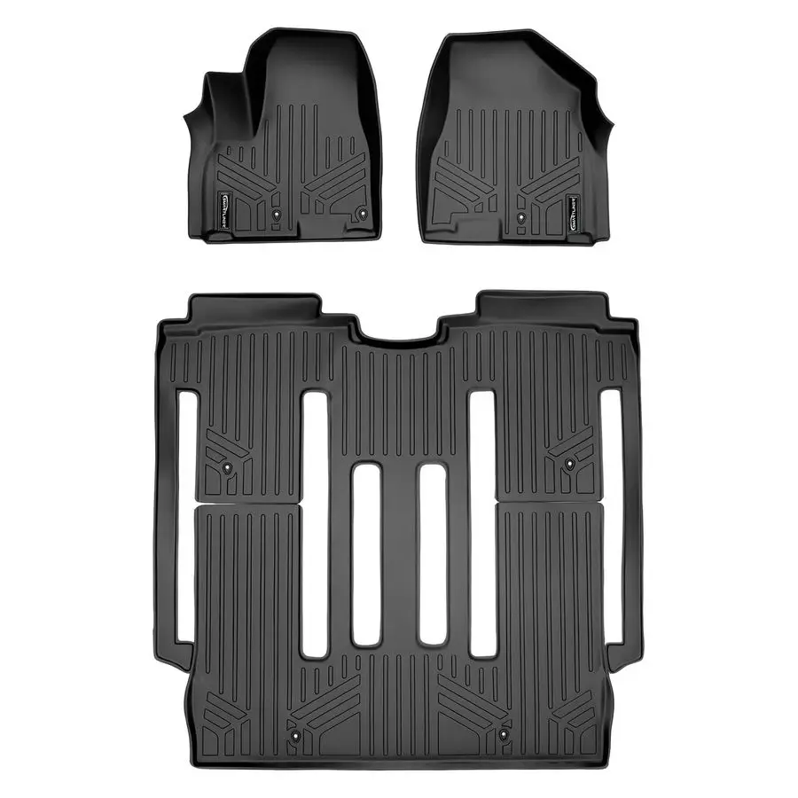 

Custom Fit Floor Mats 2 Row Liner Set Compatible with 20152021 Kia Sedona