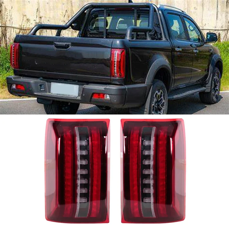 

X-T для JAC T9 HUNTER 2021 2022 2023, светодиодный фонарь заднего бампера, стоп-сигналы, парковочный фонарь, указатель поворота, автомобильные аксессуары