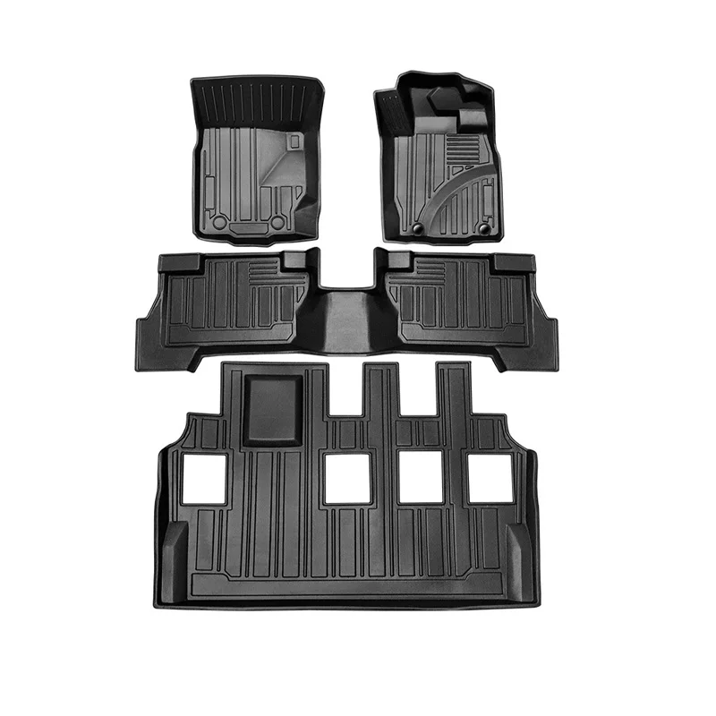 

3D TPE RHD Floor Car Mat For Mitsubishi Pajero Sport 2020 2021 2022 Car mats 5 and 7 Seat Row Floor Liner tray Auto Accessories