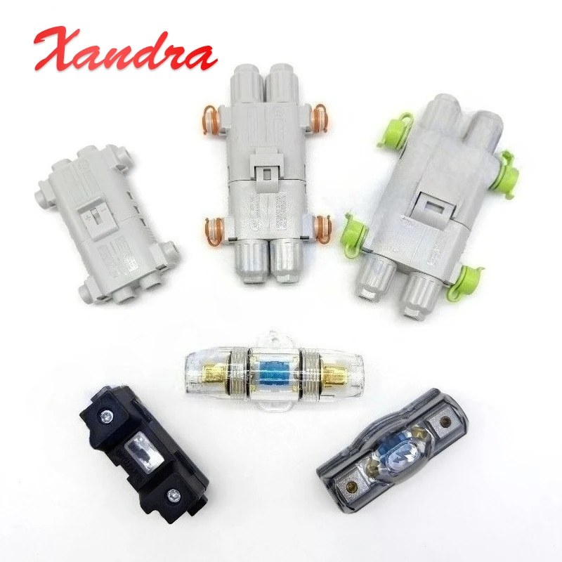 100A Waterproof Male Female Connector for Parking Air Conditioning High Current Truck Anti Detachment Charging Power Head Plug