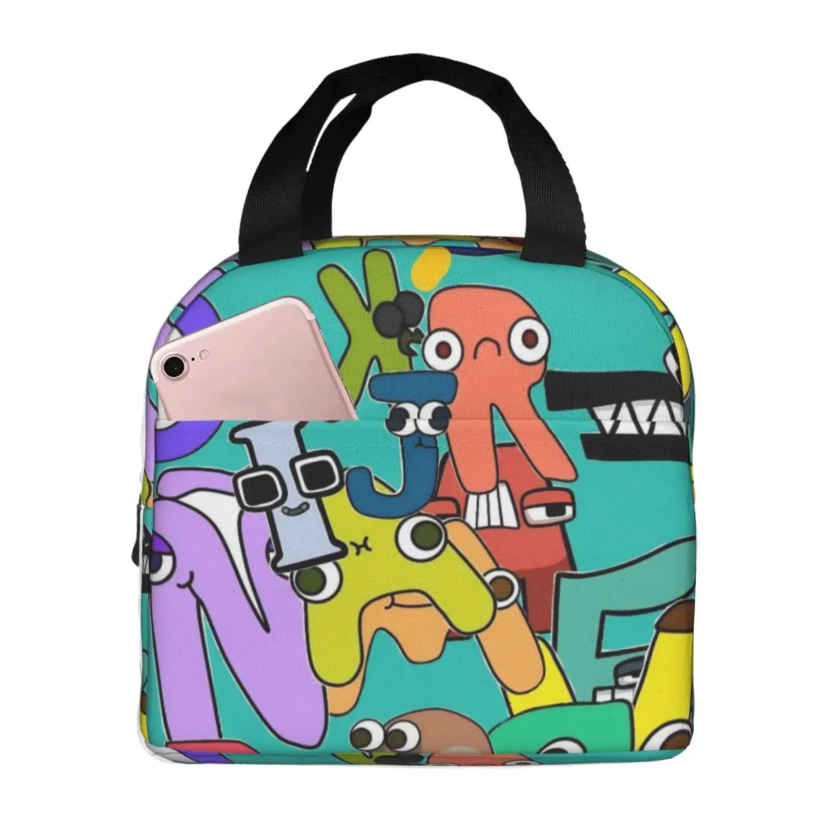 

Garten Of Banban Funny Games Thermal Insulated Lunch Bag for Office Portable Bento Box Cooler Thermal Food Box