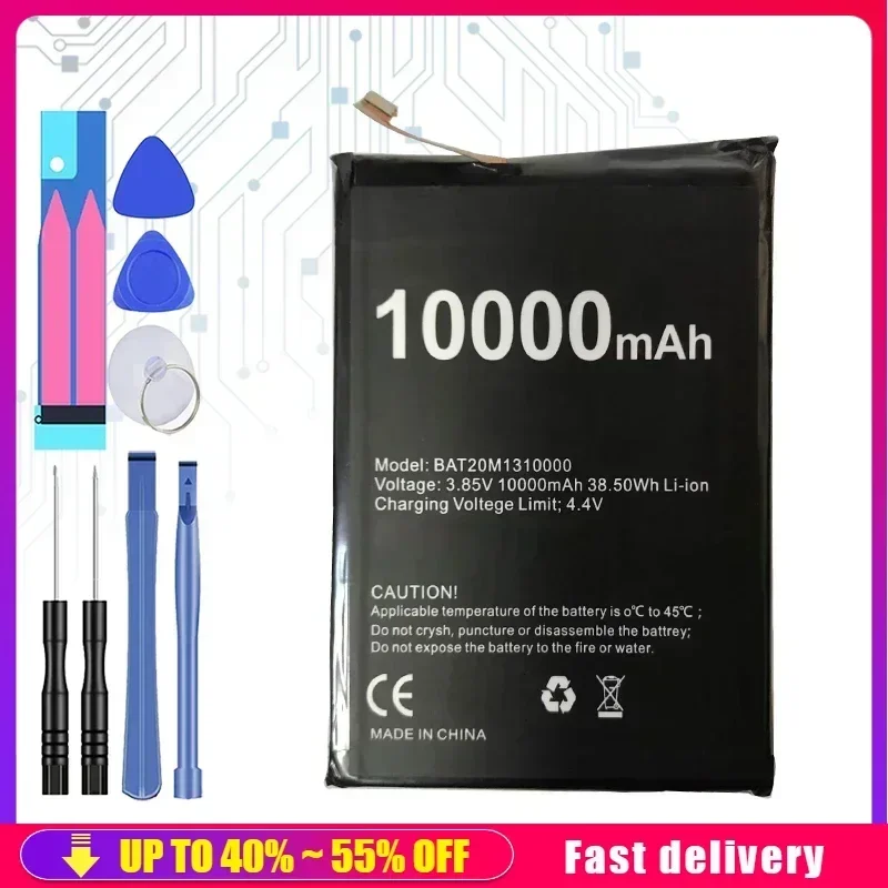 BAT20M1310000 10000mAh Battery For Phone DOOGEE S88 Pro Fast Shipping