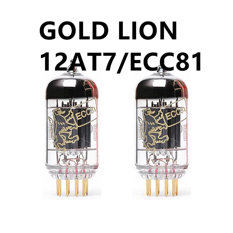 Вакуумная трубка GOLD LION 12AT7/ECC81 B739 6201, заводское тестирование и соответствие